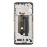 Дисплей (экран) в сборе с тачскрином для Xiaomi Poco X6 Pro 5G черный с рамкой (Premium LCD)