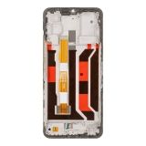 Дисплей (экран) в сборе с тачскрином для Vivo Y53s черный с рамкой (Premium LCD)