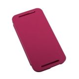 Чехол из эко – кожи PIPILU FIBCOLOR для HTC One M8 раскладной, розовый