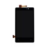 Дисплей (экран) в сборе с тачскрином для Nokia Lumia 820 черный