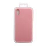 Силиконовый чехол для iPhone Xr  Silicone Case (розовый, блистер) 12
