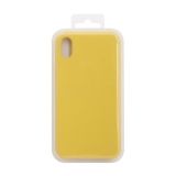 Силиконовый чехол для iPhone Xr Silicone Case желтый, блистер