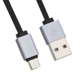 USB кабель HOCO U33 Retractable Micro Charging Cable (L=0,9M) (черный)