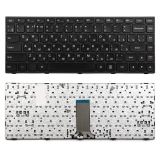 Клавиатура для ноутбука Lenovo IdeaPad 300-14IBR, 300-14ISK черная с рамкой