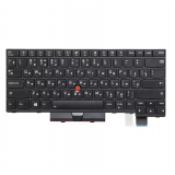Клавиатура для ноутбука Lenovo ThinkPad T480, A485 черная с трекпойнтом и подсветкой