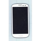 Дисплей (экран) в сборе с тачскрином для Samsung Galaxy S3 Neo GT-I9300I белый