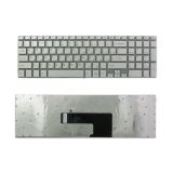 Клавиатура для ноутбука Sony Vaio SVF15 FIT 15 серебряная без рамки 