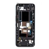 Дисплей (экран) в сборе с тачскрином для Asus ROG Phone 5s Pro ZS676KS черный с рамкой
