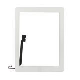 Сенсорное стекло (тачскрин) для Apple iPad 4 с кнопкой Home AAA белый