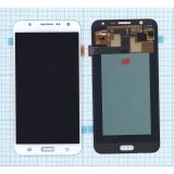 Дисплей (экран) в сборе с тачскрином для Samsung Galaxy J7 SM-J700F белый (OLED)