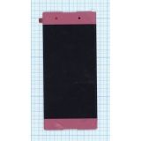 Дисплей (экран) в сборе с тачскрином для Sony Xperia XA1 Plus розовый