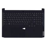 Клавиатура (топ-панель) для ноутбука Lenovo IdeaPad Gaming 3-15IHU6 3-15ACH6 черная с черным топкейсом