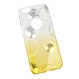 Силиконовый чехол LP для Apple iPhone 6, 6s кружочки желтый металлик, европакет