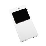 Чехол из эко – кожи с окном View Cover для Samsung Galaxy A3 раскладной, белый