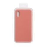 Силиконовый чехол для iPhone Xs "Silicone Case" (персиковый, блистер) 27