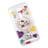 Силиконовый чехол Hello Kitty для Asus Zenfone 2 ZE500CL (5") прозрачный