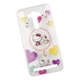 Силиконовый чехол Hello Kitty для Asus Zenfone Lazer ZE550KL (5,5) прозрачный
