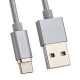 USB кабель HOCO U40A Magnetic Adsorption Type-C Charging Cable (L=1M) (серый)