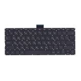 Клавиатура для ноутбука HP Pavilion x360 11-K черная без рамки, плоский Enter