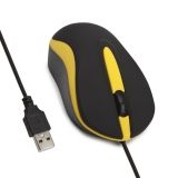 Мышь проводная Smartbuy ONE 329 USB черно-желтая