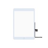 Сенсорное стекло (тачскрин) для iPad 7th Gen 10.2 (A2197)  с серебряой кнопкой HOME белое