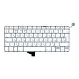 Клавиатура для ноутбука Apple MacBook A1342 13,3" белая, большой Enter