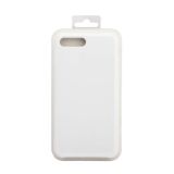 Силиконовый чехол Silicone Case для Apple iPhone 8 Plus, 7 Plus белый, коробка