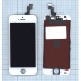Дисплей (экран) в сборе с тачскрином для iPhone 5S/SE (Foxconn) белый