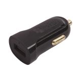 Автомобильная зарядка LP с USB выходом + кабель USB Type-C 2.1A черная, коробка