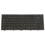 Клавиатура для ноутбука HP Probook 4310S 4311S черная с черной рамкой