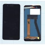 Дисплей (экран) в сборе с тачскрином для HTC Desire 728 черный