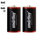 Батарейка солевая Smartbuy R14 2шт в пленке