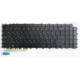 Клавиатура для ноутбука Samsung Galaxy Book Flex NP930QDA, NP930QDB, NP950QDB чёрная без рамки, с подсветкой