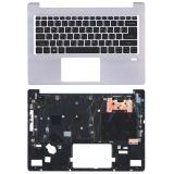 Клавиатура (топ-панель) для ноутбука Acer Swift SF113-31 SF113-31-P5CK черная с серебристым топкейсом