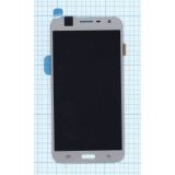 Дисплей (экран) в сборе с тачскрином для Samsung Galaxy J7 Neo SM-J701M серебристый (Premium LCD)