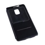 Чехол Peacoction BLADE для Samsung N910C Galaxy Note 4 раскладной с окошком, черный