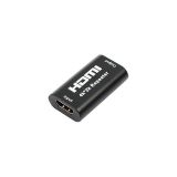 Переходник VIXION AD41 HDMI (F) - HDMI (F) с усилителем (черный)