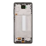 Дисплей (экран) в сборе с тачскрином для Samsung Galaxy A73 SM-A736 черный с рамкой (Incell)