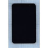 Дисплей (экран) в сборе с тачскрином для Asus MeMo Pad 7 ME176 черный c рамкой
