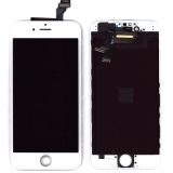 Дисплей (экран) Amperin в сборе с тачскрином для iPhone 6 белый с рамкой (IPS) 
