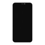 Дисплей (экран) в сборе с тачскрином для Apple iPhone X черный (Zetton)