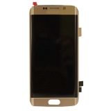 Дисплей (экран) в сборе с тачскрином для Samsung Galaxy S6 Edge SM-G925F золотистый (Premium SC LCD)
