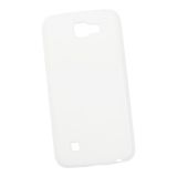 Силиконовый чехол Fashion case для LG K4 белый матовый