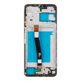 Дисплей (экран) в сборе с тачскрином для Samsung Galaxy A22s 5G SM-A226 черный с рамкой (Premium LCD)