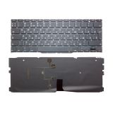 Клавиатура для ноутбука Apple MacBook A1370, A1465 черная с подсветкой, большой Enter