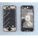 Средняя и боковая рамки в сборе для Apple iPhone 4G silver