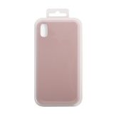 Силиконовый чехол для iPhone Xr "Silicone Case" (пыльно-розовый, блистер) 19