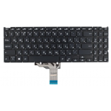 Клавиатура для ноутбука Asus M509DJ, M509DA, VivoBook X515JA , D515DA, X509FA чёрная без рамки