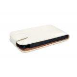 Чехол из эко – кожи для Sony Xperia go (ST27i) раскладной, белый