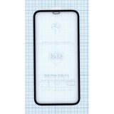 Защитное стекло для iPhone XR черное 4D